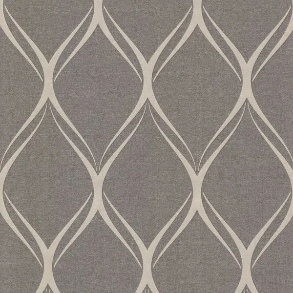 Brewster Home Fashions Gustav Brown Geometric Wallpaper - SKU 482-DL31081