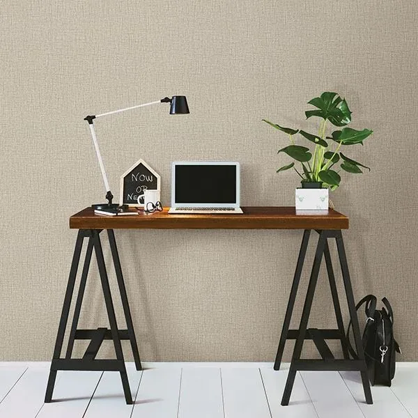 Brewster Home Fashions Halin Khaki Cross Hatch Wallpaper - SKU 2741-6044