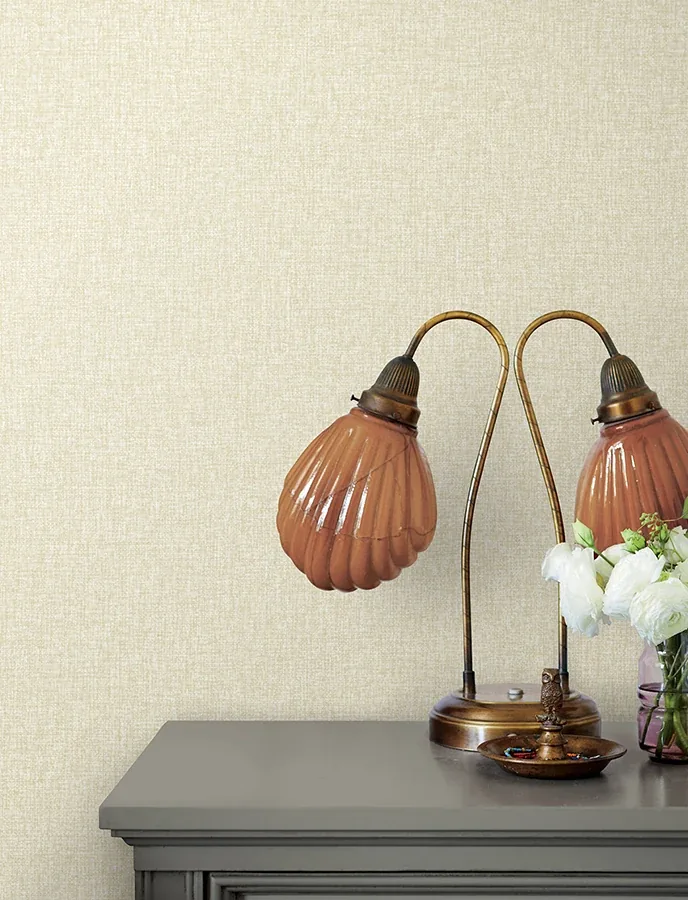Brewster Home Fashions Halliday Taupe Faux Linen Wallpaper | Wallpaper Twins Brewster Home Fashions Halliday Taupe Faux Linen Wallpaper - SKU 4144-9109