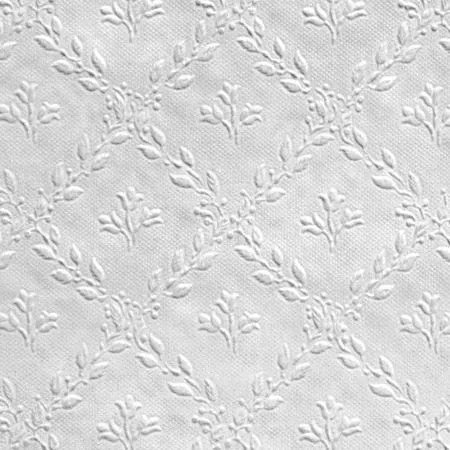 Brewster Home Fashions Hamnett White Paintable Anaglypta Original Wallpaper - SKU 437-RD393