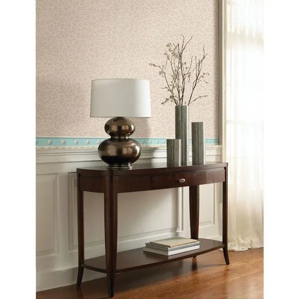 Brewster Home Fashions Hannah Beige Leaf Motif Wallpaper - SKU 413-66366