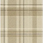 Brewster Home Fashions Harris Light Brown Plaid Chevron Wallpaper - SKU M1868