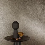 Brewster Home Fashions Harrison Charcoal Swirling Geometric Wallpaper - SKU 4191-83024