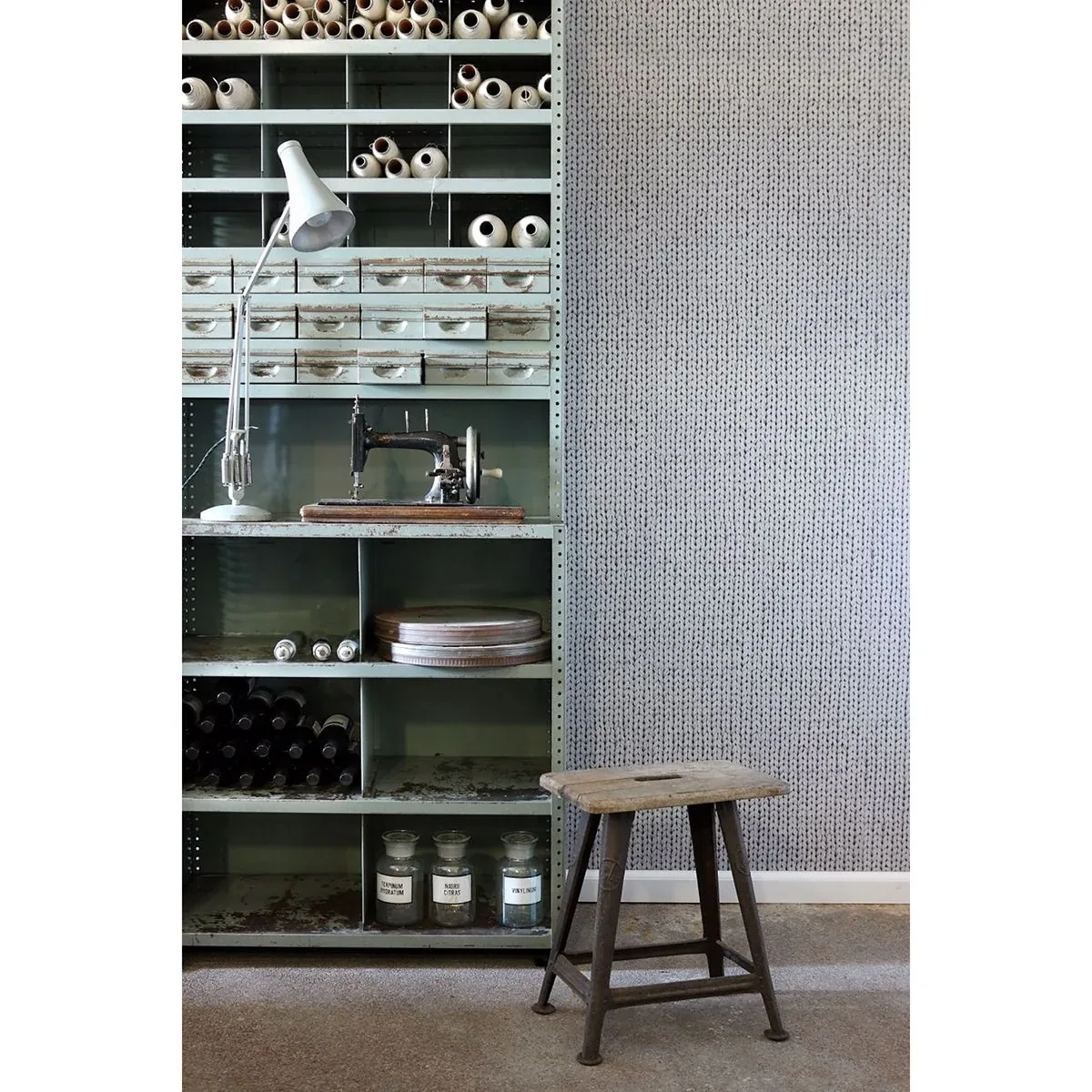 Brewster Home Fashions Hart Taupe Chevron Fabric Wallpaper - SKU DD137721