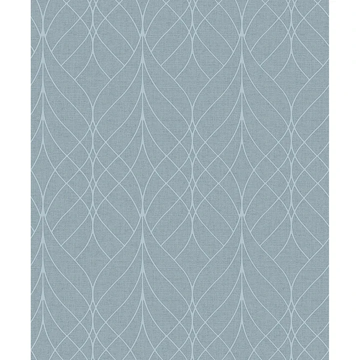 2980-M41901 | Hartley Blue Geo Wallpaper