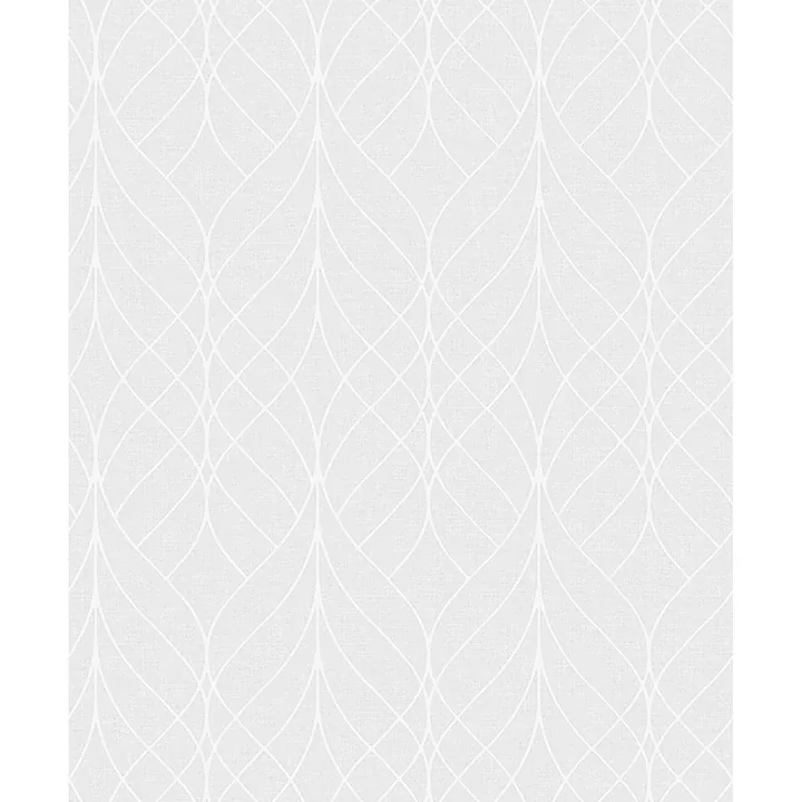 2980-M41900 | Hartley Light Grey Geo Wallpaper