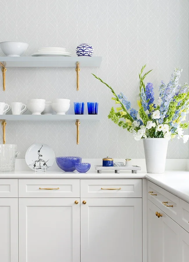 Brewster Home Fashions Hartley Light Grey Geo Wallpaper - SKU 2980-M41900