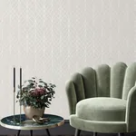 Brewster Home Fashions Hartley Mauve Geo Wallpaper | Wallpaper Twins Brewster Home Fashions Hartley Mauve Geo Wallpaper - SKU 2980-M41907