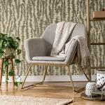 Brewster Home Fashions Hartmann Brown Stripe Texture Wallpaper - SKU PK333443