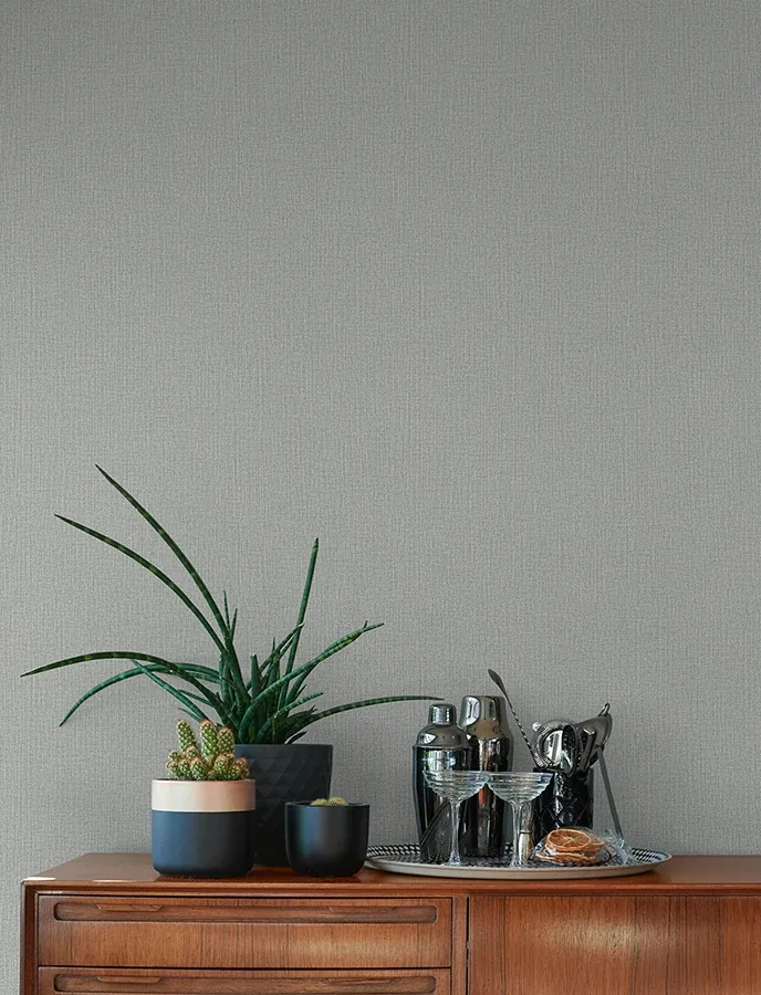 Brewster Home Fashions Hatton Dove Faux Tweed Wallpaper - SKU 4144-9129