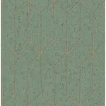 Brewster Home Fashions Hayden Mint Concrete Trellis Wallpaper - SKU 4125-26704