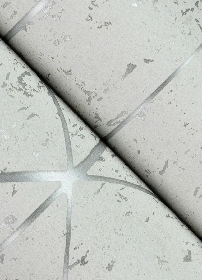 Brewster Home Fashions Hayden White Concrete Trellis Wallpaper - SKU 4125-26700