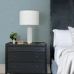 Brewster Home Fashions Hazen Blue Shimmer Stripe Wallpaper - SKU 4144-9134