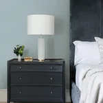 Brewster Home Fashions Hazen Sky Blue Shimmer Stripe Wallpaper - SKU 4144-9135