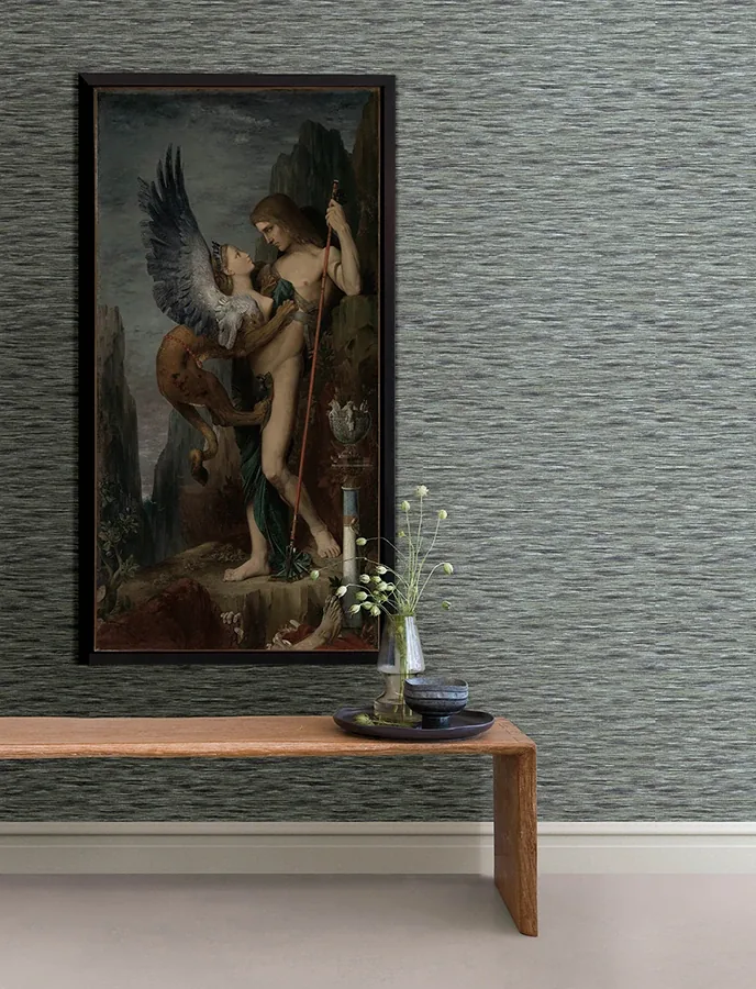 Brewster Home Fashions Hazen Stone Striated Wallpaper - SKU 4144-9171