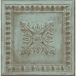Brewster Home Fashions Hazley Turquoise Ornament Tin Tile Wallpaper - SKU 2904-24032
