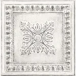 Brewster Home Fashions Hazley White Ornament Tin Tile Wallpaper - SKU 2904-24031