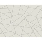 Brewster Home Fashions Heath Silver Geometric Linen Wallpaper - SKU 2765-BW40308