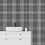Brewster Home Fashions Hector Charcoal Plaid Wallpaper | Wallpaper Twins Brewster Home Fashions Hector Charcoal Plaid Wallpaper - SKU AH294900