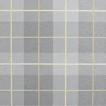 Brewster Home Fashions Hector Grey Plaid Wallpaper - SKU AH299000