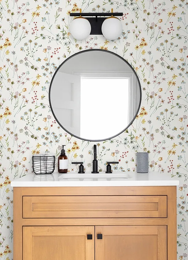 Brewster Home Fashions Heidi Yellow Watercolor Florals Wallpaper | Wallpaper Twins Brewster Home Fashions Heidi Yellow Watercolor Florals Wallpaper - SKU 2980-26174