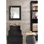 Brewster Home Fashions Heim White Distressed Wood Panel Wallpaper - SKU 347-20131