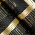 Brewster Home Fashions Henley Black Geometric Grasscloth Wallpaper - SKU 4125-26722