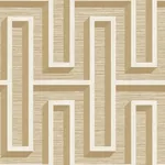 Brewster Home Fashions Henley Wheat Geometric Grasscloth Wallpaper - SKU 4125-26721