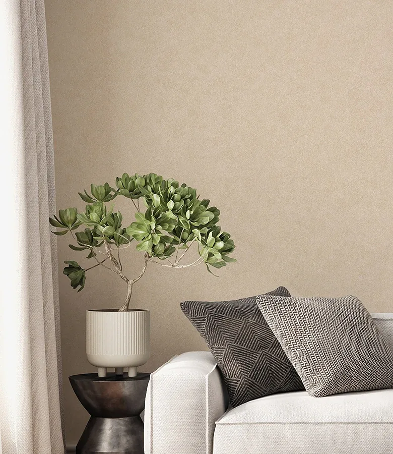 Brewster Home Fashions Heritage Beige Plain Wallpaper - SKU 4164-M1838