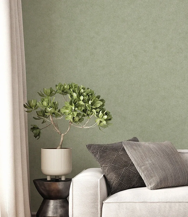 Brewster Home Fashions Heritage Green Plain Wallpaper - SKU 4164-M1837