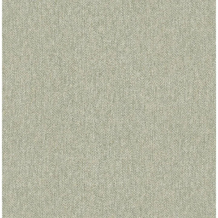 4164-M1823 | Herringbone Green Tweed Wallpaper