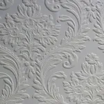 Brewster Home Fashions High Trad White Paintable Textured Vinyl Wallpaper - SKU 437-RD80027