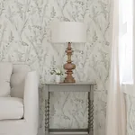 Brewster Home Fashions Hillaire Light Blue Meadow Wallpaper - SKU 4072-70030