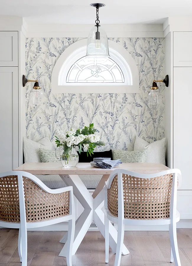 Brewster Home Fashions Hillaire Navy Meadow Wallpaper - SKU 4072-70028