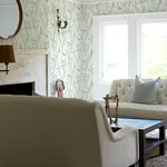Brewster Home Fashions Hillaire Teal Meadow Wallpaper - SKU 4072-70031