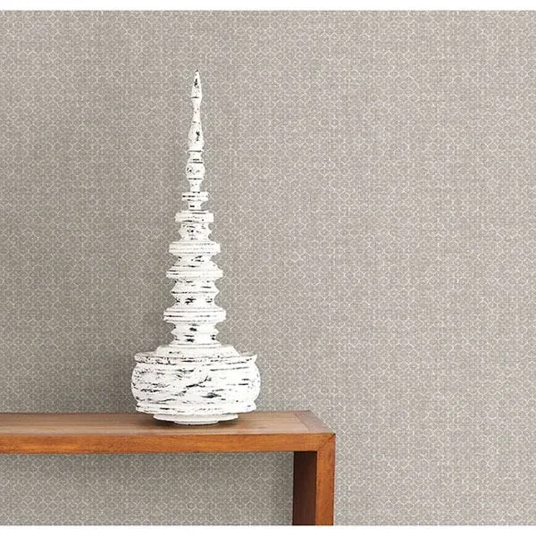 Brewster Home Fashions Hip Grey Ogee Wallpaper - SKU 2718-001845