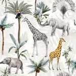 Brewster Home Fashions Hiram Multicolor Serengeti Wallpaper - SKU AH923709