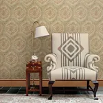 Brewster Home Fashions Hocking Hills Dark Red Navajo Medallion Wallpaper - SKU TLL01361