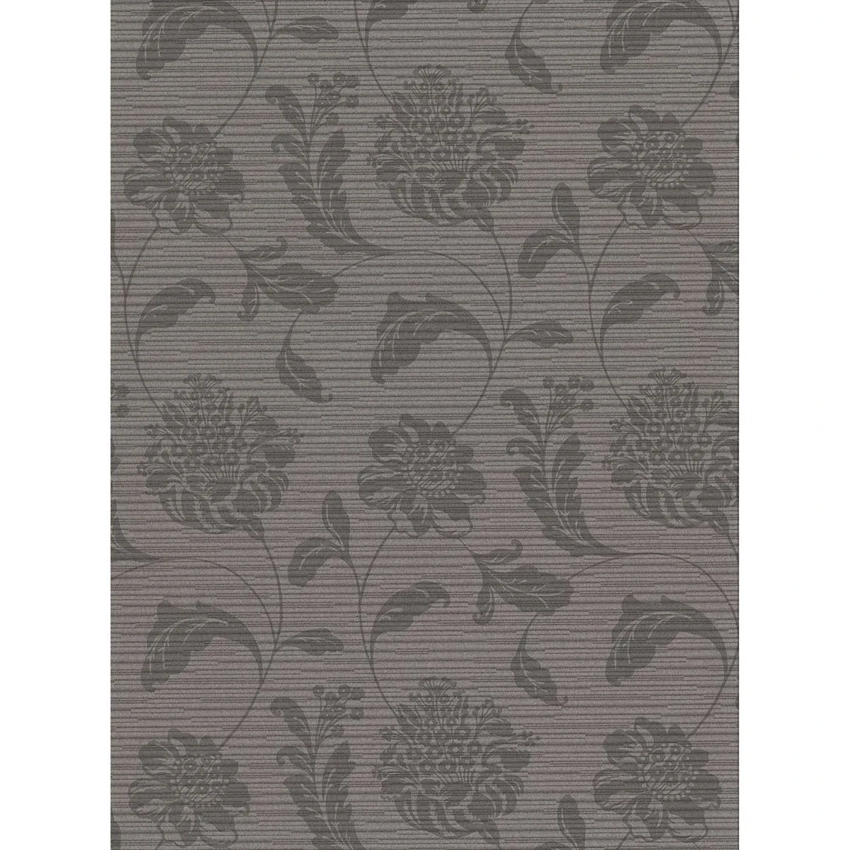 2910-2754 | Holiday Charcoal Jacobean Wallpaper