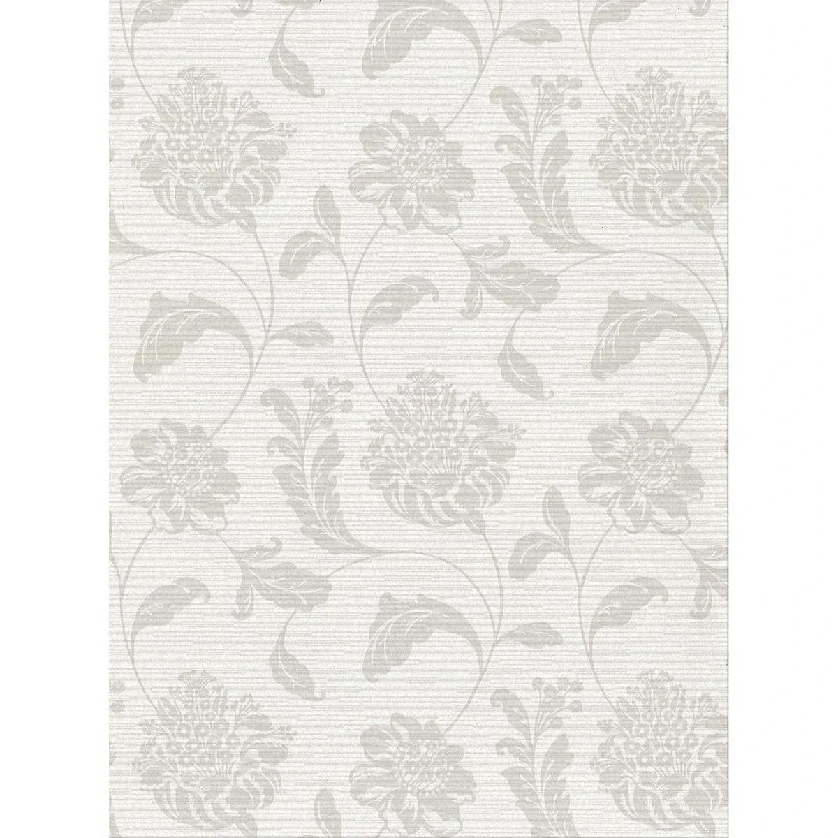 2910-2752 | Holiday Light Grey Jacobean Wallpaper