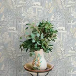 Brewster Home Fashions Holt Light Blue Woodland Wallpaper - SKU 4169-83102