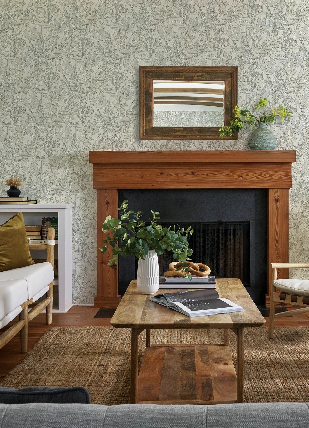 Brewster Home Fashions Holt Neutral Woodland Wallpaper - SKU 4169-83103