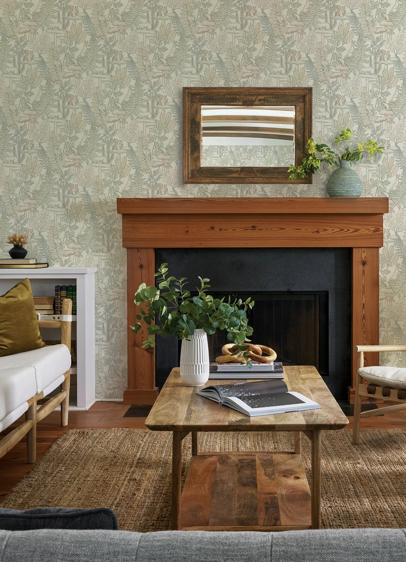 Brewster Home Fashions Holt Pastel Woodland Wallpaper - SKU 4169-83101