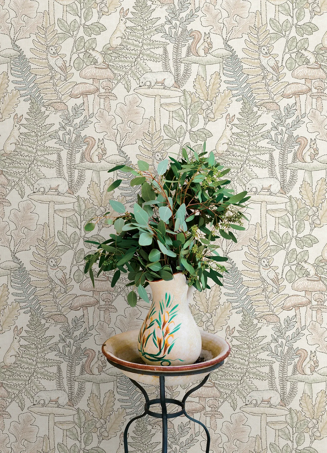Brewster Home Fashions Holt Pastel Woodland Wallpaper - SKU 4169-83101