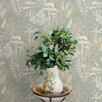 Brewster Home Fashions Holt Seafoam Woodland Wallpaper - SKU 4169-83104