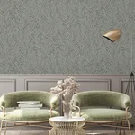Brewster Home Fashions Holzer Dark Green Fern Wallpaper - SKU 2980-M52504