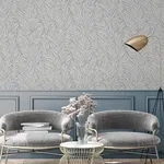 Brewster Home Fashions Holzer Grey Fern Wallpaper - SKU 2980-M52509
