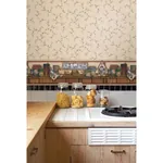 Brewster Home Fashions Home Sweet Home Cream Display Shelf Wallpaper - SKU 418B06754