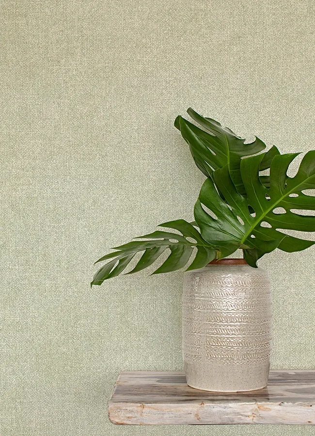 Brewster Home Fashions Homespun Green Textured Wallpaper - SKU 3125-72361