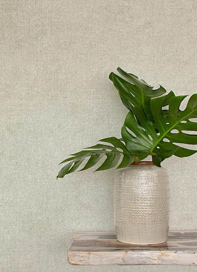 Brewster Home Fashions Homespun Grey Textured Wallpaper - SKU 3125-72360